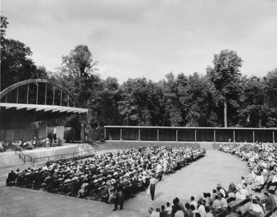 Rainbow Stage at Kildonan Park in 1954