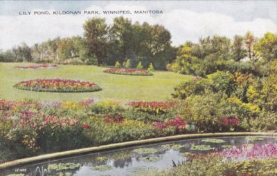 The Lily Pond at Kildonan Park from the 1900-1910s