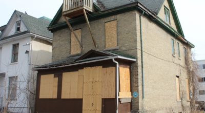 A photo of the John Dafoe house on Spence Street by Christian Cassidy