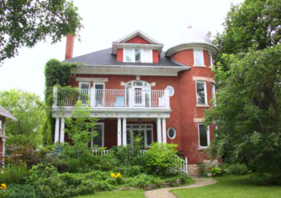 The front porch and second storey balcony on Chevrier House at 22 Middle Gate may look similar to those originally built on 606 Stradbrook Avenue