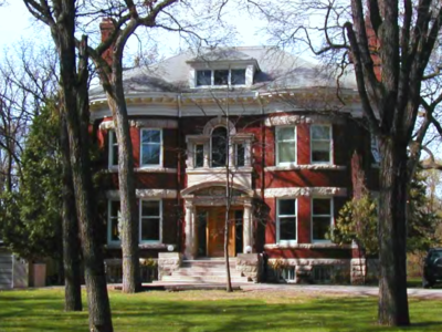 A large house built in the idyllic Armstrong's Point neighbourhood, Chevrier House at 22 Middle Gate would be ideal for raising a family