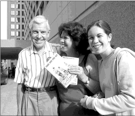 David MacCuttcheon (left), Jenny Hughes (centre), Kate Griffiths (right)