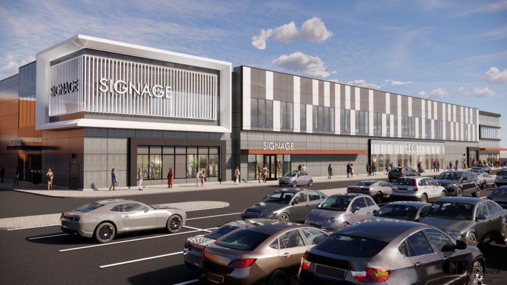 Rendering of the new Sears space